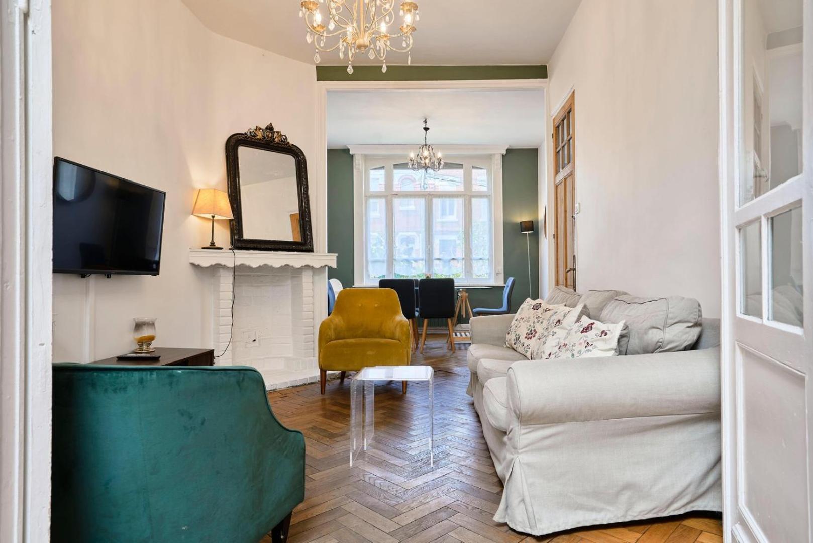 Beautiful 1900 House Full Equipped, 4Bdrm+ Garden! Lejlighed Lambersart Eksteriør billede