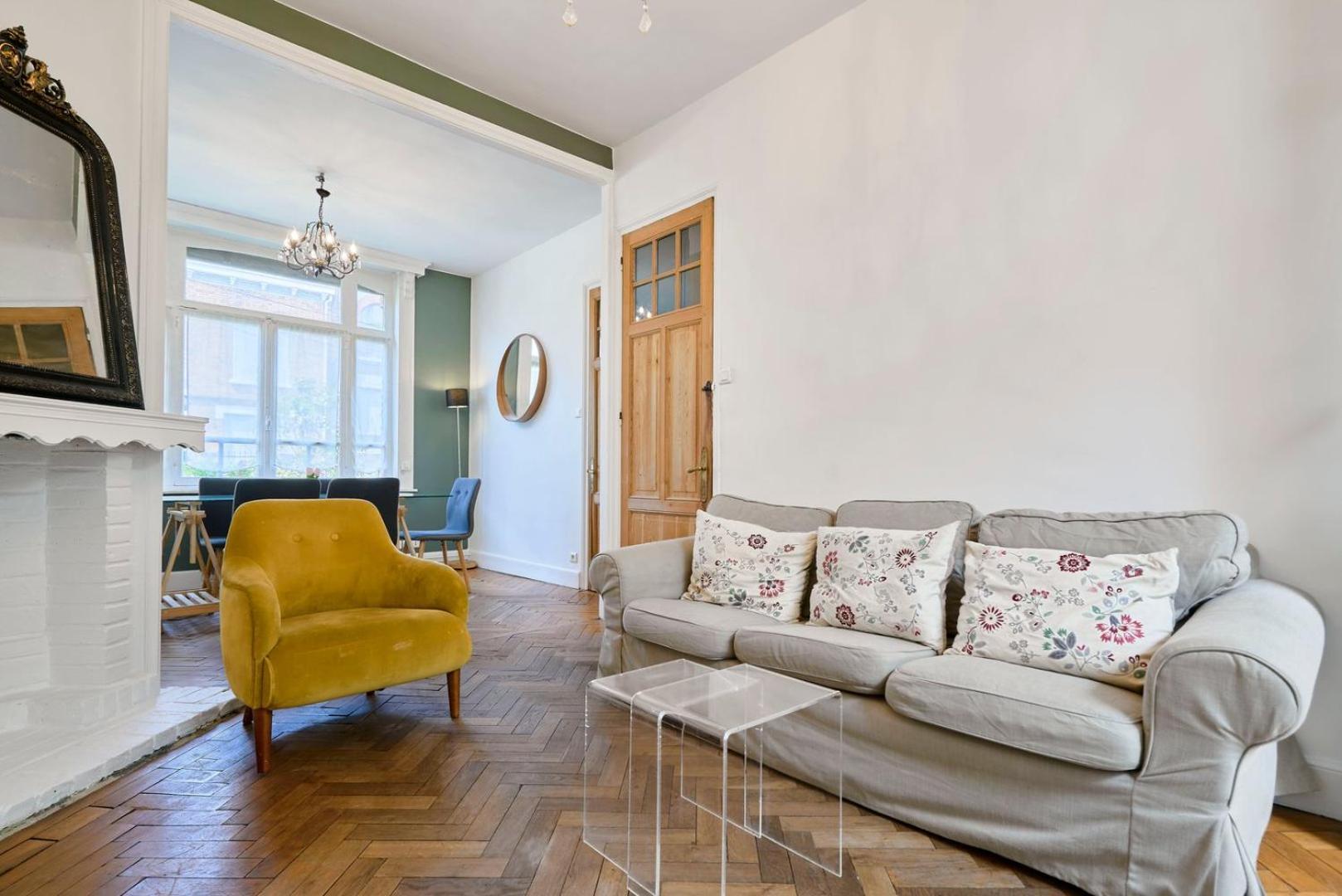 Beautiful 1900 House Full Equipped, 4Bdrm+ Garden! Lejlighed Lambersart Eksteriør billede
